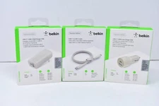 Belkin 30W Fast USB-C Wall, Car Charger for Galaxy, LG, Motorola, Pixel Phones