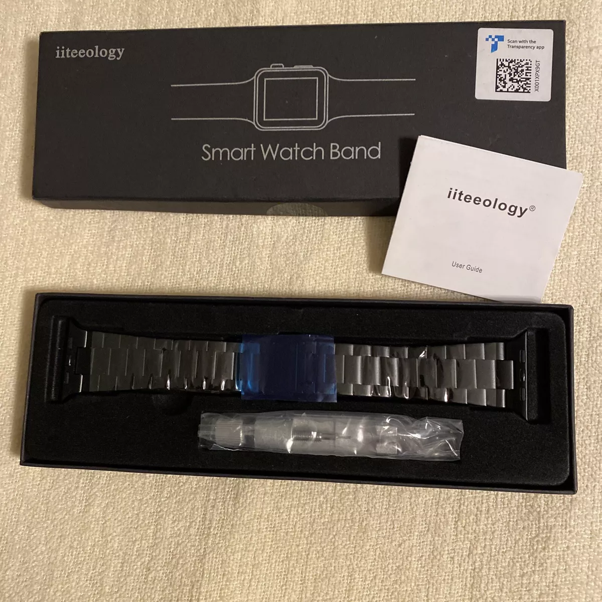 iiteeology Apple smart watch band Black eBay