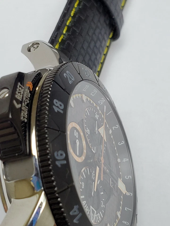 Correa de fibra de carbono Glycine Airfigther Airman amarillo crono nueva Foto 4 de 4