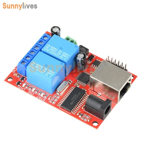 LAN Ethernet 2 Way Relay Board Delay Switch TCP/UDP Controller Module WEB Server - Picture 15 of 16