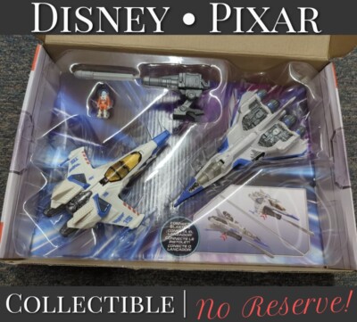  Disney  Pixar Lightyear XL-01 & XL-15 Spaceships + 1 Figure and 2 Accessories.