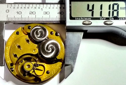 ROCKFORD, GR: 113, 16s, 11JEWELS HUNTING POCKET WATCH MOVEMENT, WORKING!. - Picture 6 of 6