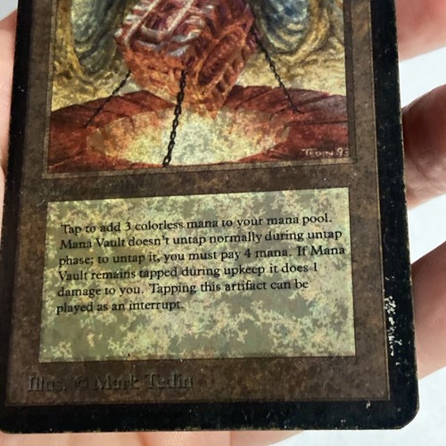 Mana Vault Limited Edition Alpha Damaged But Playable - Picture 6 of 10