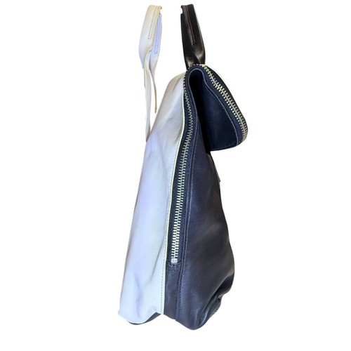 3.1 Phillip Lim 31 Hour Tote Bag Black & White Soft Leather X-Large Work Bag - Bild 14 von 17