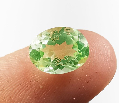 Piedras preciosas de turmalina verde amarillento sin tratar de menta natural certificadas de 1,75 quilates - Imagen 4 de 5