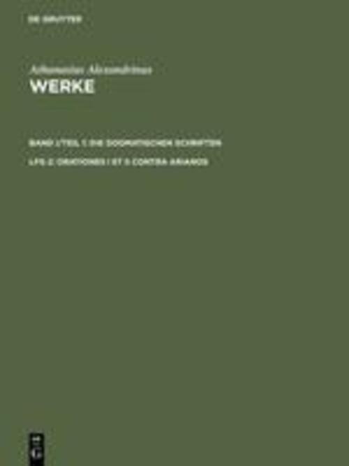 Thumbnail - Karin Metzler (u. A.) | Orationes I Et Ii Contra Arianos | Buch (1998)