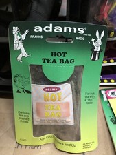 Adams Classic Gags  Jokes the hot tea bag gag new old stock stretch pack rare
