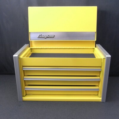 Snap-on Miniature Tool Box Micro Roll Cab Top Chest Yellow NEW JP