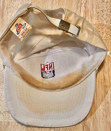 *VERY RARE* CLEVELAND BROWNS NFL (SHIELD) ALUMNI WHITE HAT ADJUSTABLE OTTO BRAND - 第 3/4 張圖片