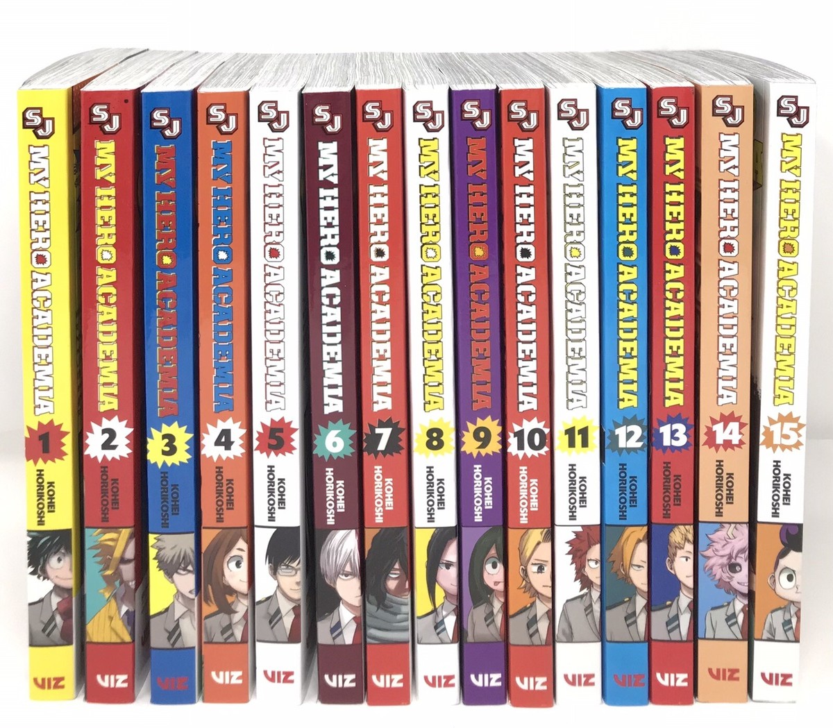 全巻セット my hero academia first edition comics MY HERO ACADEMIA Vol 1-15 Set Kohei Horikoshi Manga Comic