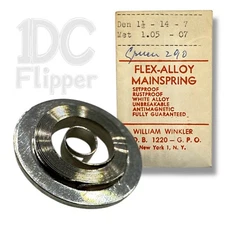 Gruen 275 Mainspring Watch Part Metric 1.20 x .07 Denn. 3 x 14 x 7 NOS Read!