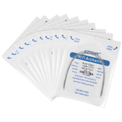 #ad #ad AZDENT Dental Orthodontic Niti Arch Wire Super Elastic Natural Nature Form Round $90.63