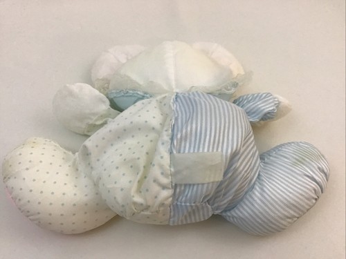Fisher Price Puffalump Maus Baby Plüsch rosa blau Rassel 1357 RAR Vintage 1988 - Bild 4 von 12