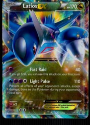 Latios EX XY72 Black Star Promo Holo Pokemon Card