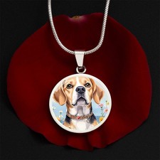 Beagle Dog Pendant Necklace