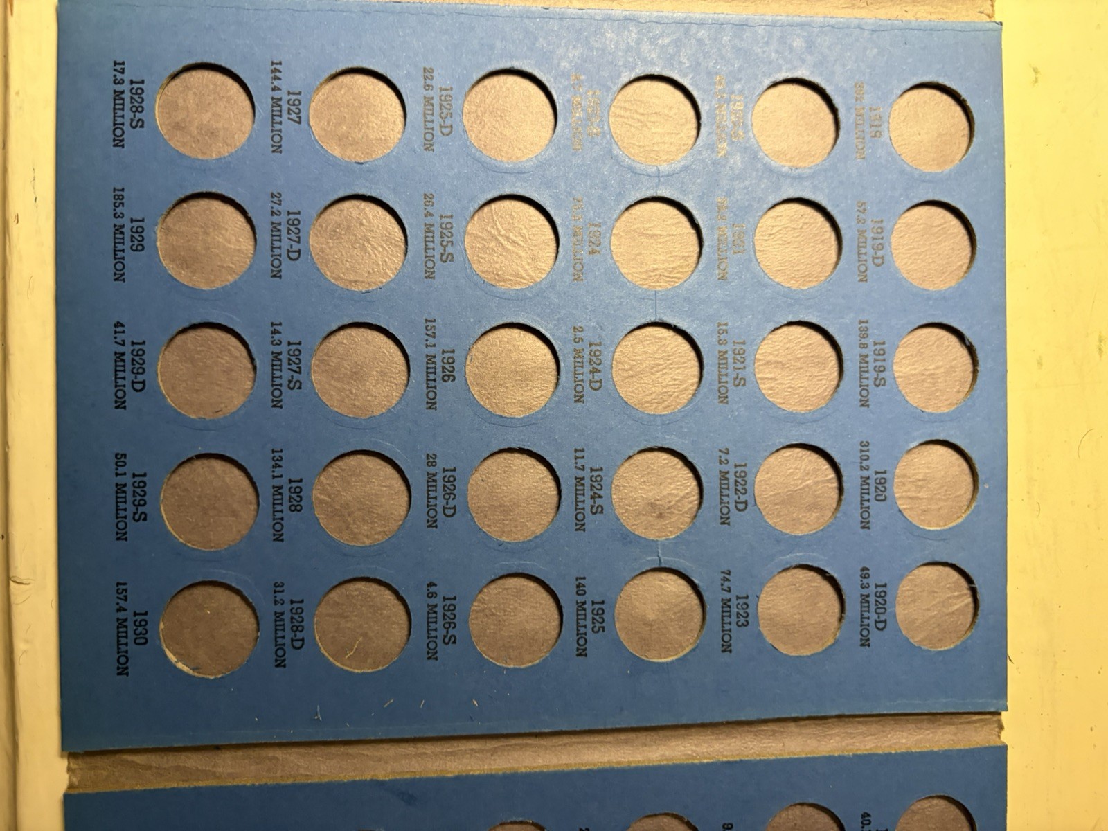 Lincoln Cent Wheat Penny Album Coin Folder Whitman Volume #1 1909-1940 NEW 9004