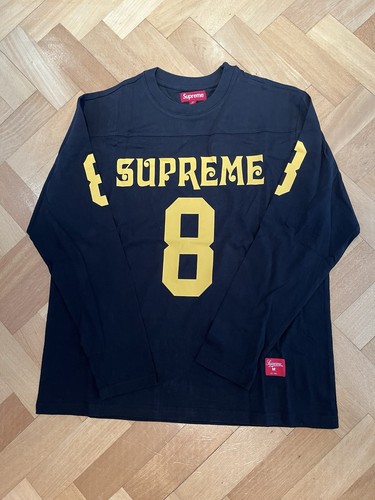 Supreme Affiliated L/S Football Top - Black, Medium, Top Condition