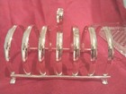 Vtg RARE Mayell & Co Ltd Silver Plated 6 Slot Toast Rack 1950-70 Silver EP on S — photo 6