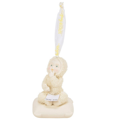 Snowbabies Celebrations Dear Santa Wish List Hanging Ornament, 3.19 Inches