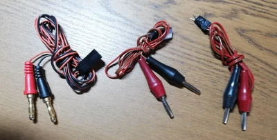 3x BEC Ladekabel Empfängerakku mit Bananenstecker Ladegerät -413- - Bild 1 von 4
