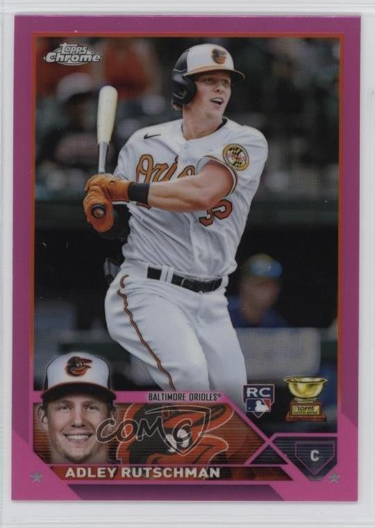 2023 Topps Chrome Pink Refractor Adley Rutschman #1 Rookie RC 1oq0