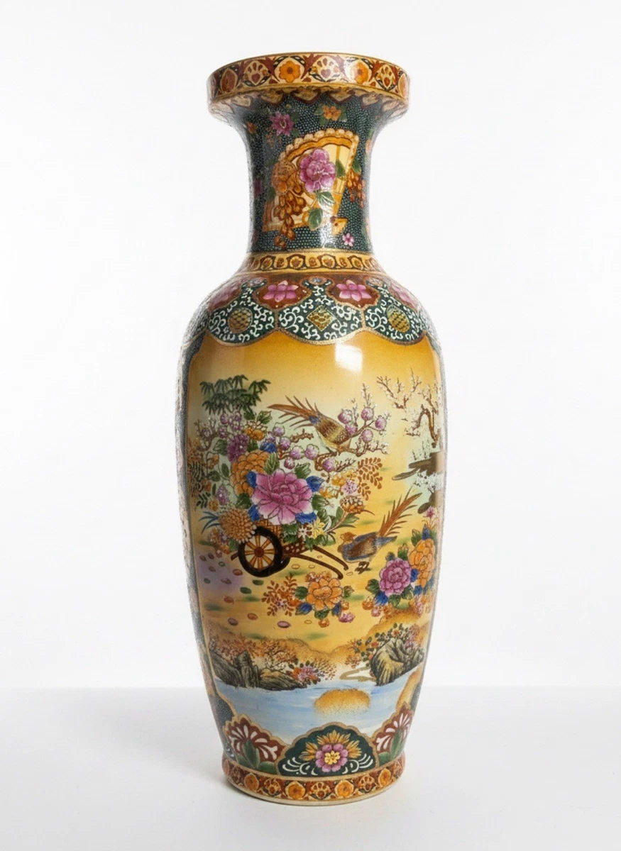 亚洲地板花瓶收藏中国花瓶、罐子(1900-现在) | eBay