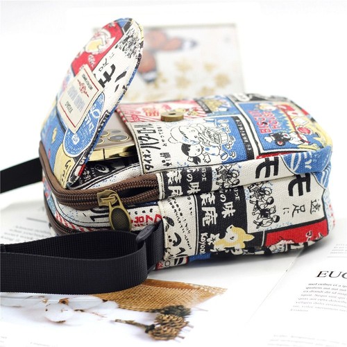 Oxford Cloth Shoulder Handbag Storage Pouch for Sanitary Napkin Phone Makeup - Picture 6 of 20