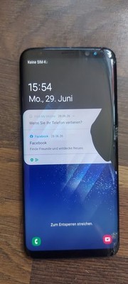Samsung Galaxy S8 SM-G950F - 64GB - Midnight Black (Ohne Simlock) (Dual-SIM)