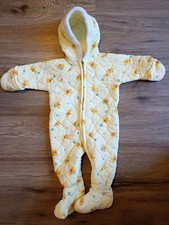 Vtg Disney Winnie the Pooh Sz Med 28 1/2" x 30" Zip Up Winter Bodysuit