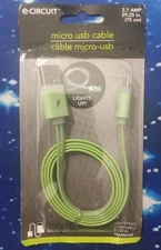 e-CIRCUIT USB To Micro-USB High Speed Charging & Data Transfer 29" Cable Cord