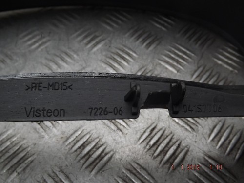 Peugeot Partner Speedometer Trim Panel 041s7t06 Mk2 B9 2008-2018A - Picture 3 of 6