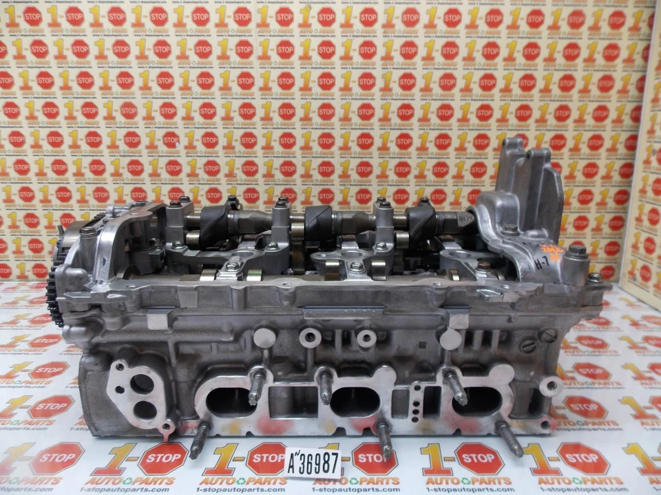 09-20 NISSAN 370Z 3.7L LEFT SIDE ENGINE CYLINDER HEAD ASSEMBLY 11090-EY02E OEM - Image 4 of 4