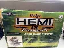 Testors 14 Dodge A990 426 Hemi Engine Model Kit Rare Race Only Kit