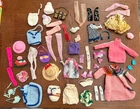 HUGE BARBIE KEN CLOTHES VINTAGE HANDMADE MATTEL CLOTHING ACCESSORIES DOLLS LOT