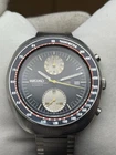 Vintage 1971 SEIKO 6138-0011 Automatic Chronograph Watch Men's Watch UFO