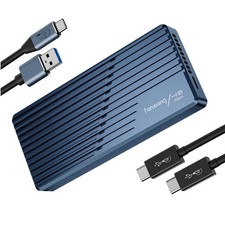 fanxiang 40Gbps M.2 NVMe SSD Enclosure with Cooling Fan, Compatible with USB4...