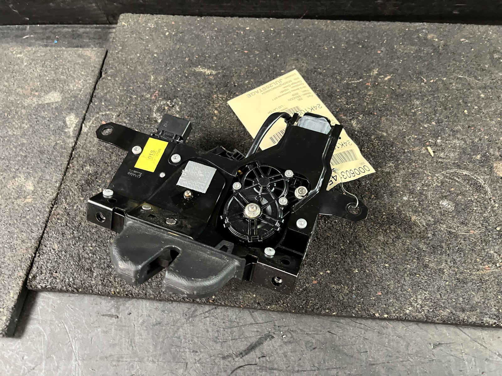 03-12 BENTLEY CONTINENTAL TRUNK TAIL GATE LOCK LATCH W/ MICRO SWITCH 0390201966