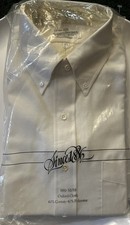 Vtg Sears Roebuck  Co Men  s Shirt White Button Up Oxford Cloth 16 1/2 32/33