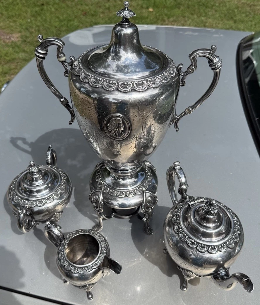 Lion US Silver-Plated Antiques for sale | eBay