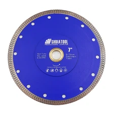 7 Inch Diamond Saw Blade Cutting Disc for Porcelain Tile Ceramic Granite Marb...