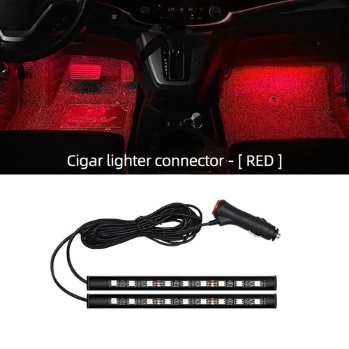 Kit Luci LED Interni Auto Atmosfera USB 5V Neon Decorazione Veicolo - Foto 3 di 11