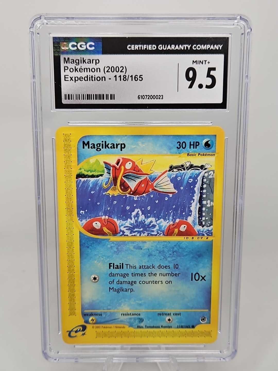 Magikarp 118/165 Expedition Base Set Regular Pokémon Cgc 9.5