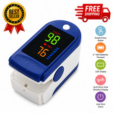 Finger Tip Pulse Oximeter Meter SpO2 Oxygen Saturation rate Heart Blood Monitor
