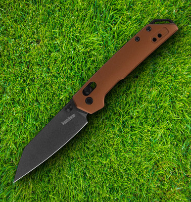 Kershaw Mini Iridium Folding Knife 3'' Black D2 Tool Steel Blade Aluminum Handle