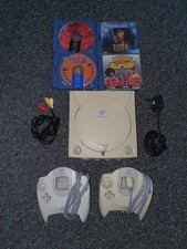 Sega Dreamcast HKT-3030 PAL Console - 2 Controllers - 4 Games - Tested