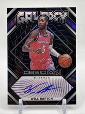 2022-23 Panini Obsidian Galaxy Ink Will Barton #GI-WWW Electric Etch Purple /75
