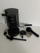 KRUPS Espresso Bravo 4 Cup Espresso Cappuccino Latte Maker 871 Black - TESTED