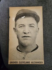 1960-61 Exhibits Wrigley HOF Grover Cleveland Alexander Rare Post Card Back VG