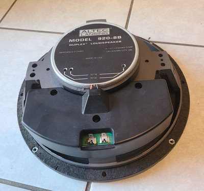 Altec Lansing 920-8B 12'' Duplex Loudspeaker Driver 8 Ohms
