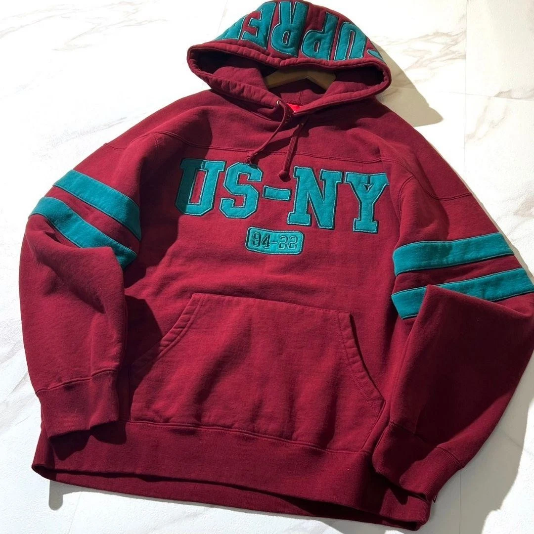 Sweat à capuche Supreme Homme M Vhtf Us Ny Alpha Omega Collaboration M Streetwear emblématique